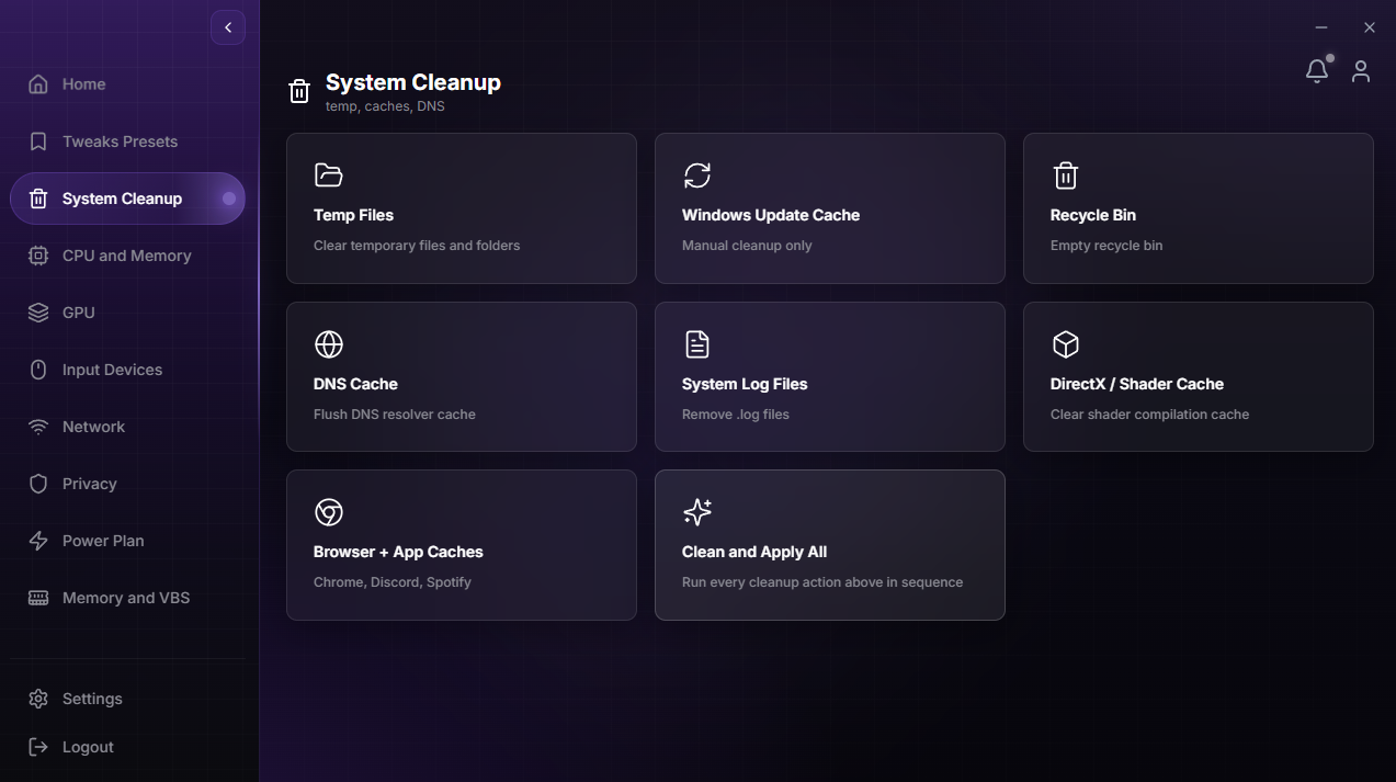 DuckyTech system cleanup