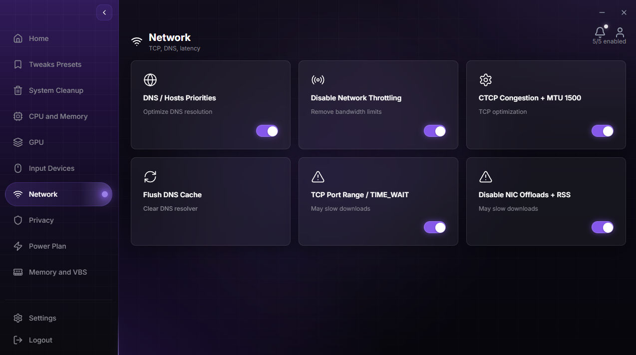 DuckyTech network optimization